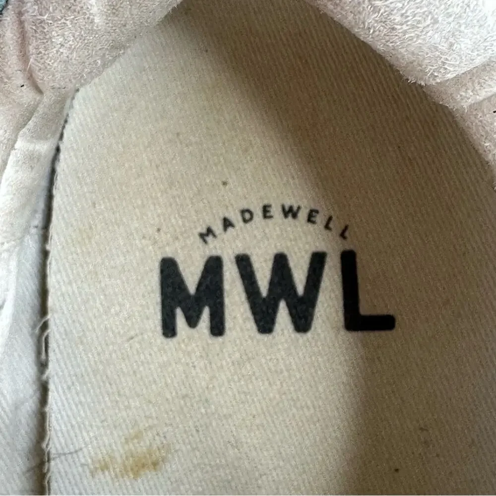 Madewell Kickoff Sneaker Trainer Spot Dot Calf Hair & Nuback - Picture 8 of 11